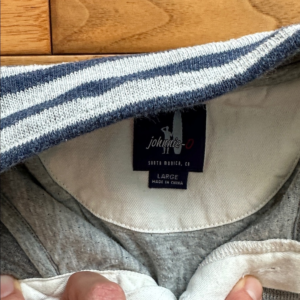 Johnnie-O striped lightweight striped henley - Picture 2 of 7